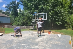 BASKETBALL COURT -  AFTER